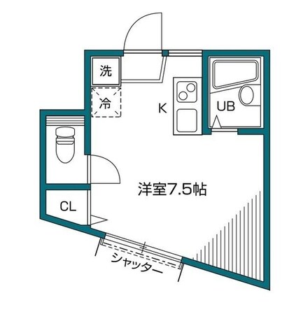 明大前駅 徒歩6分 1階の物件間取画像